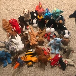 Rare Retired Ty Original Beanie Babies Huge Bundle